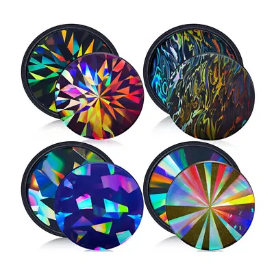 £3.95 • Buy Holographic Coaster Mold Resin Casting Silicone Resin Coaster Molds DIY Mould