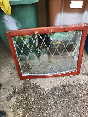 Double Glazed Leaded Window In Wood Frame • £40