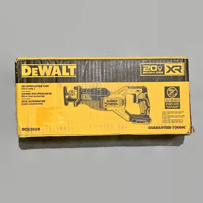 $109.99 • Buy DEWALT DCS382B 20V MAX XR Li-ion Brushless Cordless Reciprocating Saw TOOL ONLY