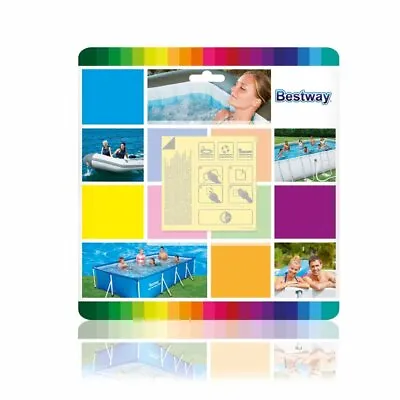 10pc Bestway Adhesive Underwater Pool Repair Kit For Swimming Pool Lay Z Spa • £2.99