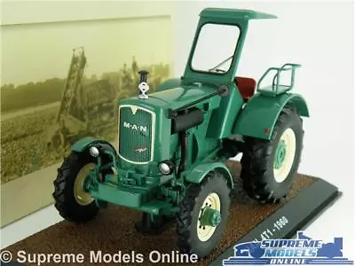 Man 4t1 Model Tractor Vehicle 1:32 Size 1960 Ixo Atlas 7517012 Green Farm T3 • £16.99