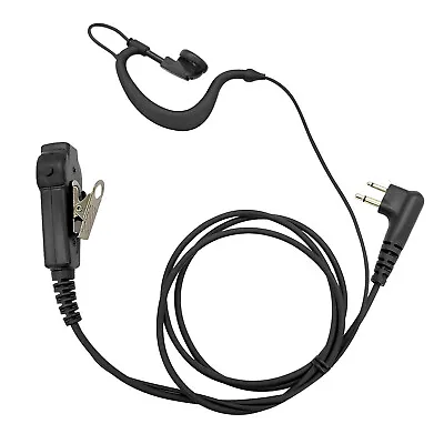 2 PIN Earpiece Headset PTT MIC Walkie Talkie Earbud Interphone For MOTOROLA P040 • $20.99