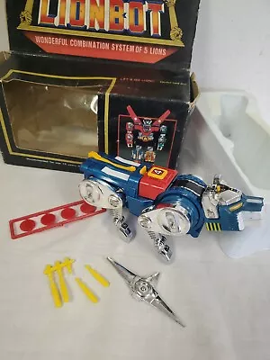 Vintage 1980's LIONBOT  Diecast Golion GOLION WITH BOX AND ACCESSORIES VOLTRON • $99.95