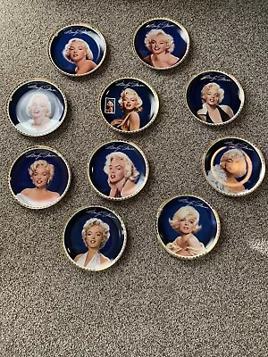 Marilyn Monroe : The Golden Collection - 10 Plate Complete Set Excellent Con • $395