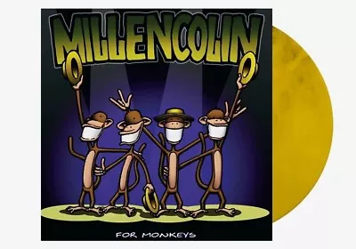 Millencolin For Monkeys Exclusive Yellow W/ Black Smoke Mimosa Colored Vinyl LP • $40