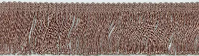 2  Dark Sand Chainette Fabric Fringe Trim 9 Yards Conso C07 • $39.99