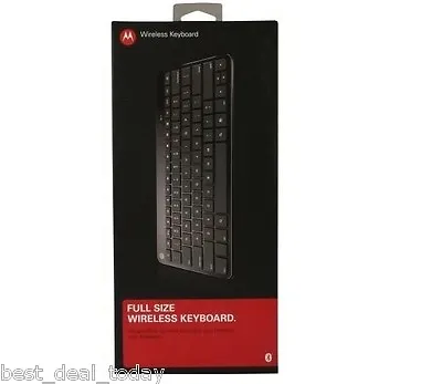 Motorola Full Size Wireless Keyboard For Atrix 4G Xoom • $71.77