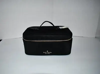 Kate Spade Chelsea Travel Cosmetic Case In Black #KC635 NWT • £96.50
