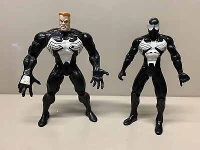 Marvel Toybiz Venom Figure Bundle Unmasked Eddie Spiderman Toy Lot • £14.99