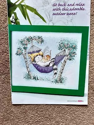 Margaret Sherry Cat In A Hammock  Cross Stitch Chart • £4.99