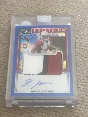 Rondale Moore 2021 Panini One Precision Patch Auto Autograph #317 29/49 • $55