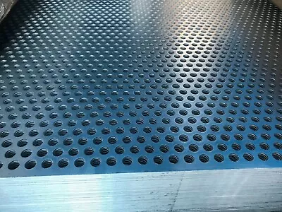 £19.99 • Buy  Perforated Aluminum Sheet Metal Plate Mesh 10mm Ø Holes 2mm Thickness 