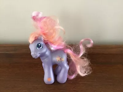 My Little Pony Romperooni MLP G3 2002 Purple Flowers Baby Magnetic Hoof • $8