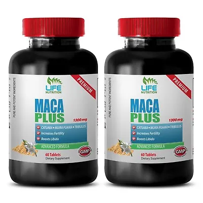 Muscle Enhancer - MACA PLUS 1300MG 2B - Muira Puama Supplements • $37.71