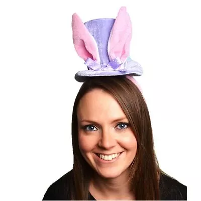 Bunny Rabbit Top Hat Headband Easter Animal Fancy Dress Up Costume Accessories • £2.99