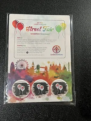 On The Underground Board Game Street Fair Promo Pack - New • $7