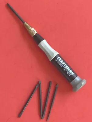 RARE Vintage USA Craftsman 41708 Multi Usage Mini Screwdriver Set W/bits *NEW* • $14.50