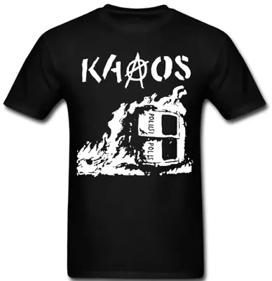 Kaaos T Shirt Tee Rock Band Music Punk Medal CBGB Anarcho Anarchy • $14.99