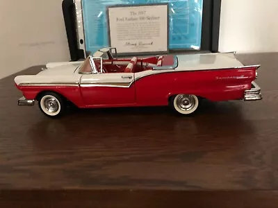 1957 Ford Fairlane 500 Skyliner Retractable H/T Franklin Mint Diecast • $29
