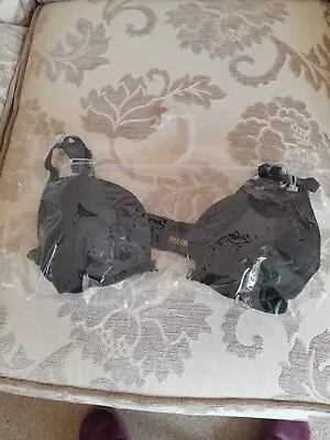 £5 • Buy Fashion Forms Black Gel Boosting Bra Size 34C