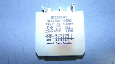 Siemens 3TX7-002-1AB00 Output Relay VDE 0660 *FREE SHIPPING* • $11.99