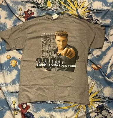 Vintage 2000 Ricky Martin Livin' La Vida Loca Tour Tee Shirt Size XL Winterland • $55