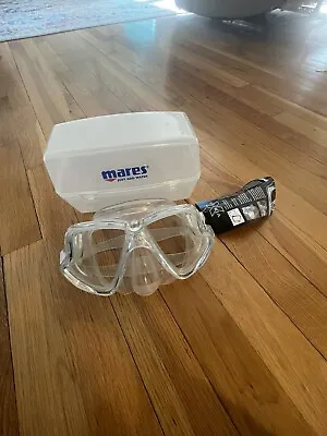 Mares Full View Scuba Snorkel Underwater Diving Mask Goggles & Case NEW • $70