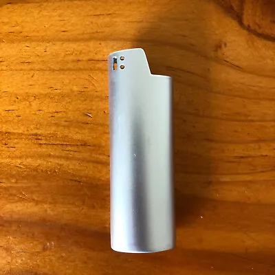 Edlach Metal Cigarette Lighter Case For Bic J6 Size - Silver For Bushcraft Camp • $18.99