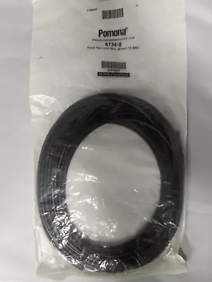 Pomona  6734-0 18 Awg Pvc Test Lead Wire 50 Feet (15.2 Meters) Black • $19.99