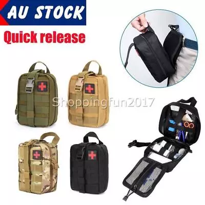 Tactical MOLLE Rip Away EMT IFAK Medical Pouch First Aid Kit Utility Bag NEW • $14.99