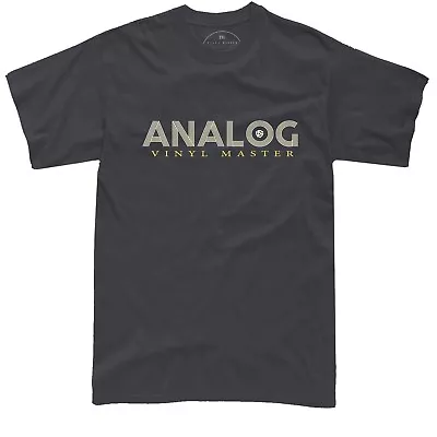 Vinyl Record T-shirt Analog Dj Gift Turntable Technics Vintage Deejay Tshirt   • $24.40