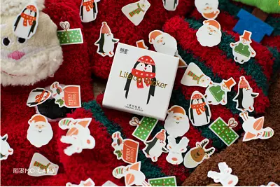 £3.10 • Buy 48pcs Christmas Theme Stickers For Children's Crafts Cardmaking Scrapbooking