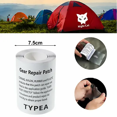 Heavy Duty Tenacious Repair Tape Patch Vinyl Canvas Awning Boat Cover Tent 12FT • $14.98