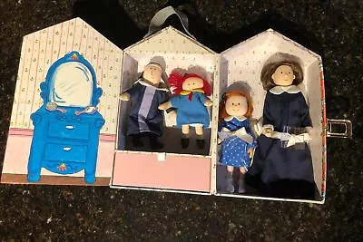 1999 Eden Toys Madeline Doll House Carrying Case W/3 Dolls Outfits & Accessories • $60