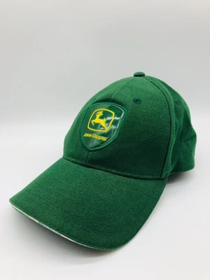 £15 • Buy JOHN DEERE Green With Logo Adjustable Cotton Baseball Cap Hat, Size 58cm!