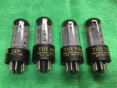 Vintage 7591 Pentode Power Tubes 3 Branded The Fisher Tested Good ! Look ! 👀 • $249.99