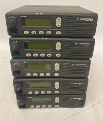 Lot Of 5 Motorola MCS2000 Two-Way Mobile Radios Tested For Power • $99.99