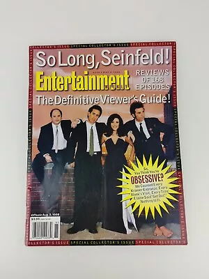 So Long Seinfeld Cover #430 May 4 1998 90's Entertainment Weekly Magazine • $4.95