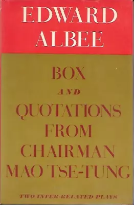 Edward ALBEE- BOX And QUOTATIONS FROM CHAIRMAN MAO TSE-TUNG   1969 1st LIKE NEW • £36.16