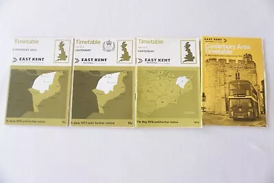 1975-1970 East Kent National Bus Timetable X4 Canterbury Area  • £26.39