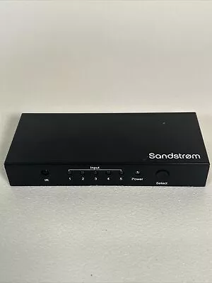 SANDSTROM SHDSW18 5-Port HDMI Switch Box ONLY • £8.99