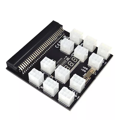 Breakout Board For GPU Open Rig Crypto Mining Ethereum ZEC ZCASH ETH 1200w/750w • $2.50