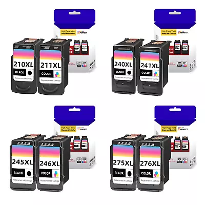 PG-240XL CL-241XL PG-210XL CL-211XL PG-245XL CL-246XL PG-275XL Ink For Canon Lot • $16.99