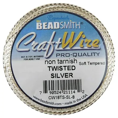 Twisted Or Square Or 1/2 Round Bead Smith Wire  18-21 Gauge  • $6.99
