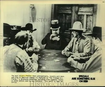 1979 Press Photo The Vintage W. C. Fields  - Poker Game Scene - Hcx44602 • $24.88