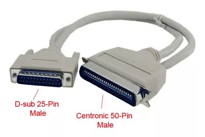$8.99 • Buy 3FT DB25 Male To CN50 Male SCSI 50-Conductors Cable (SCSI DB25M - CN50M Cable)