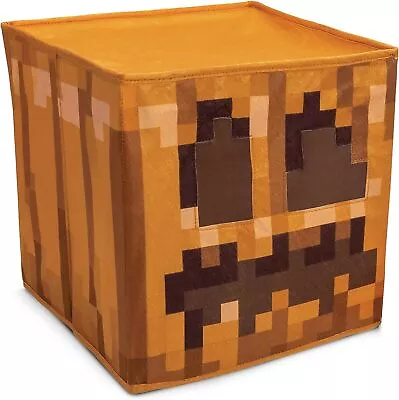 Jack O Lantern Block Head Mask Minecraft Fancy Dress Halloween Costume Accessory • $25.57