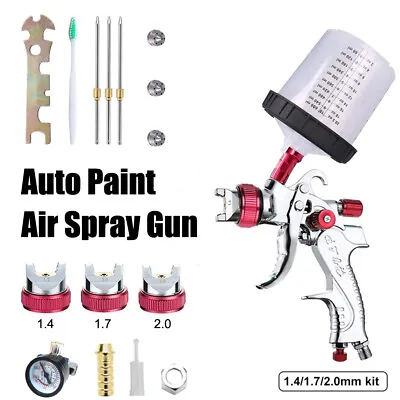 $38.24 • Buy HVLP Air Spray Gun Kit Auto Paint Gravity Feed Auto Primer 1.4MM~2.0MM Nozzle