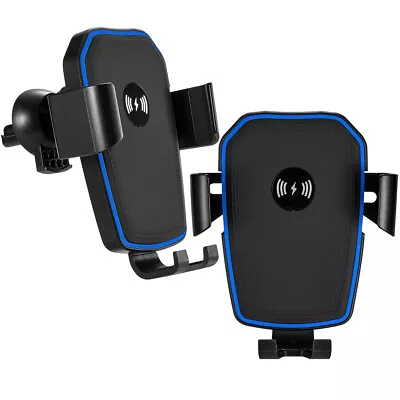 10W Quick Wireless Charging & Auto-Clamping Air Vent Dashboard Car Phone Holder • $43.69