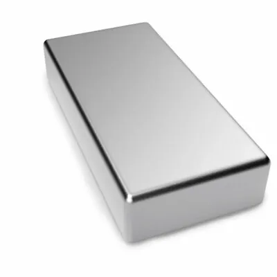 Super Strong Magnets 50x25x10mm N52 Grade Neodymium Block Earth Rectangle Magnet • $13.96